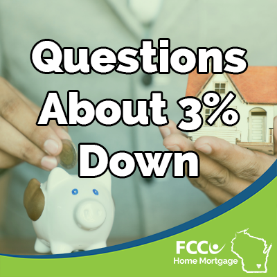 Questions about 3% down