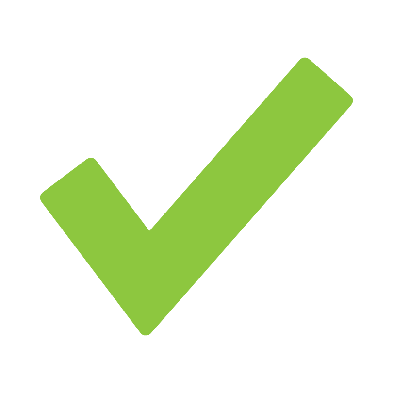 green checkmark icon