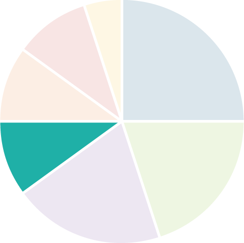 Member Loyalty Cash pie chart with 10% slice highlighted