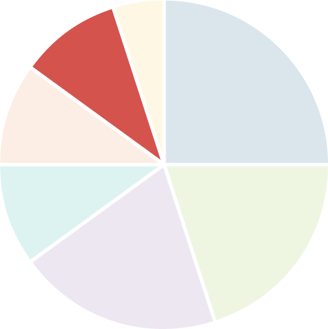 Member Loyalty Cash pie chart with 10% slice highlighted