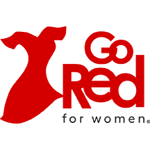 Logo for American Heart Association Go Red for Women